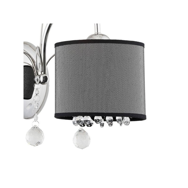 Kinkiet z abażurem do salonu