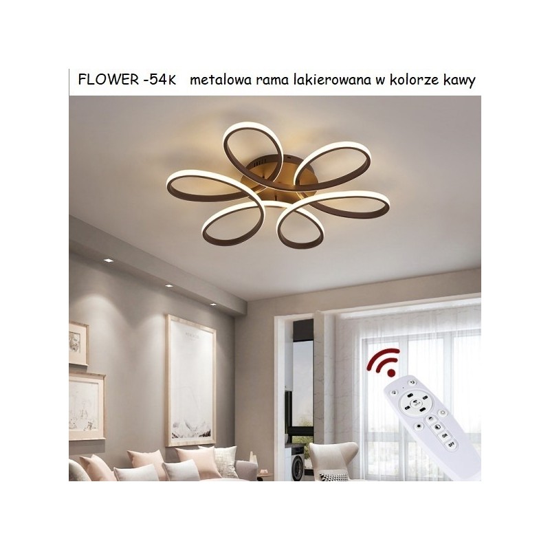 Lampa sufitowa do kuchni sterowana pilotem