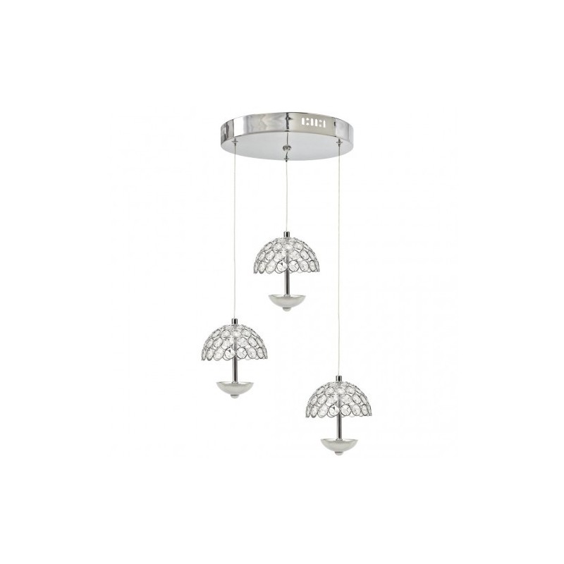 Lampa sufitowa do jadalni w stylu glamour