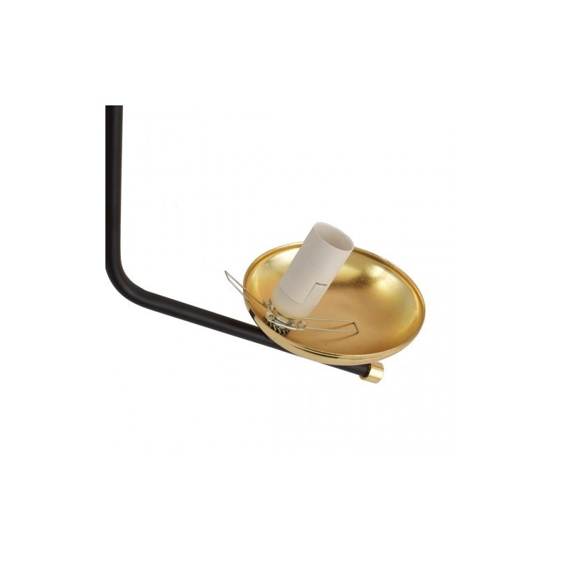 Lampa sufitowa z akcentem złotego koloru