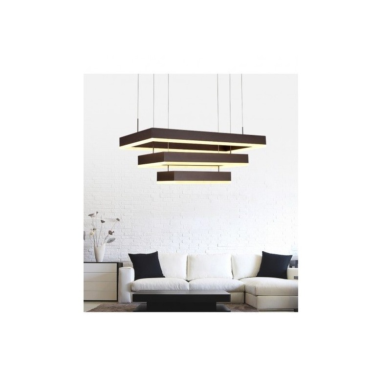 Lampa wisząca LED PIERNIK 3 ramy z pilotem, regulacja barwy / jasności światła A + Lampa wisząca LED PIERNIK 3 ramy z pilotem, regulacja barwy / jasności światła A +