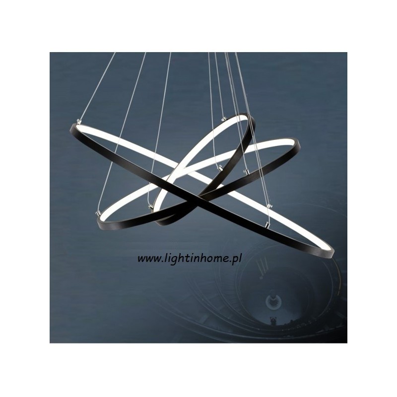 Lampa wisząca do jadalni z dużymi kołami