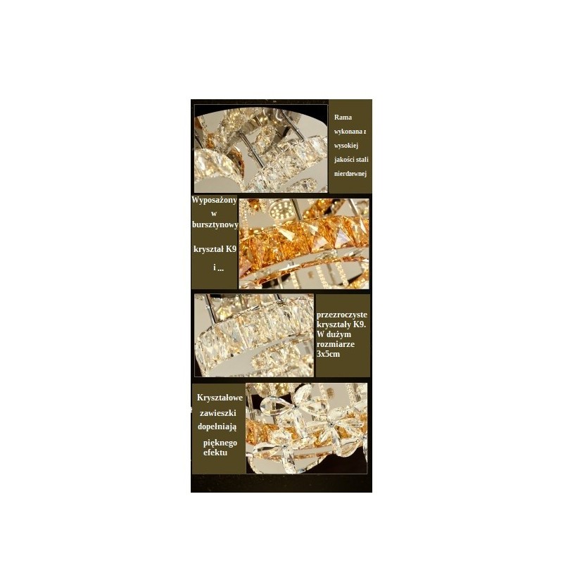 Kryształy bursztynowe