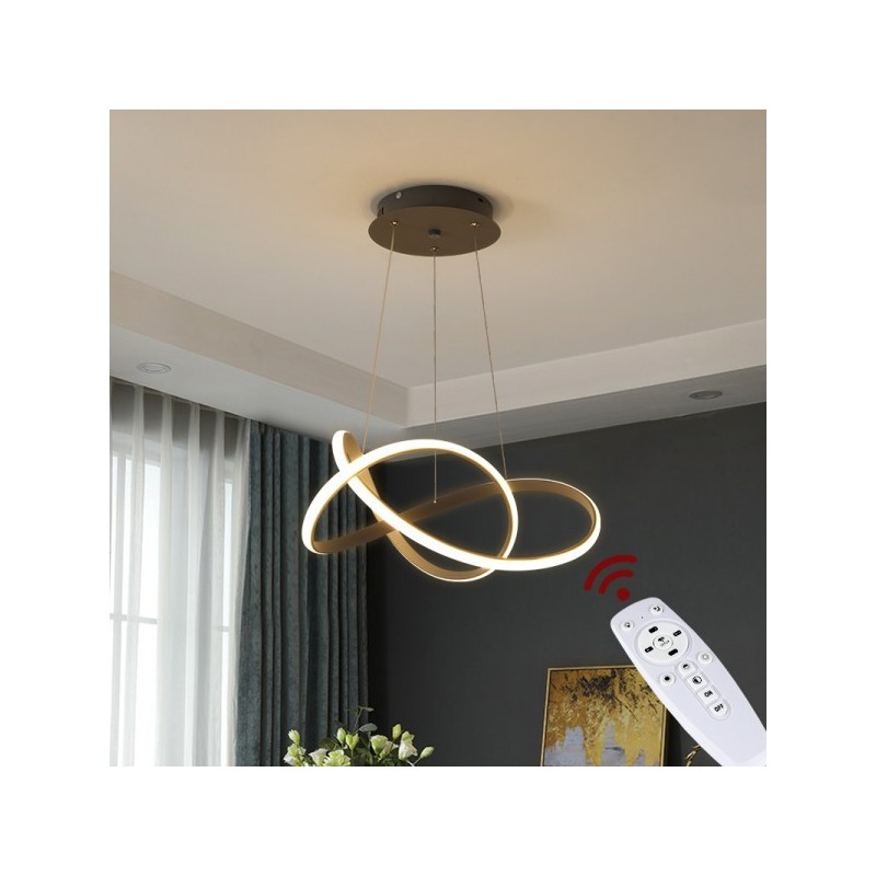 Lampa wisząca sterowana pilotem do jadalni