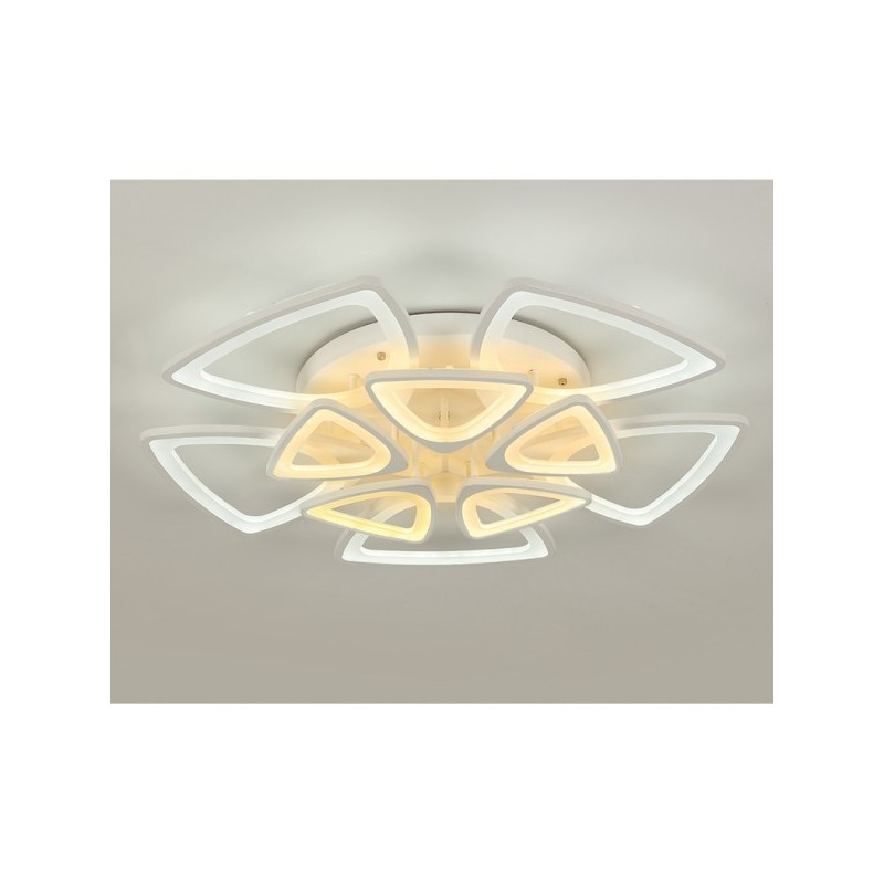 Lampa sufitowa LED sterowany pilotem biały do pokoju młodzieżowego