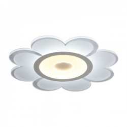 Lampa sufitowa LED regulowana barwa światła biały plafon do sypialni