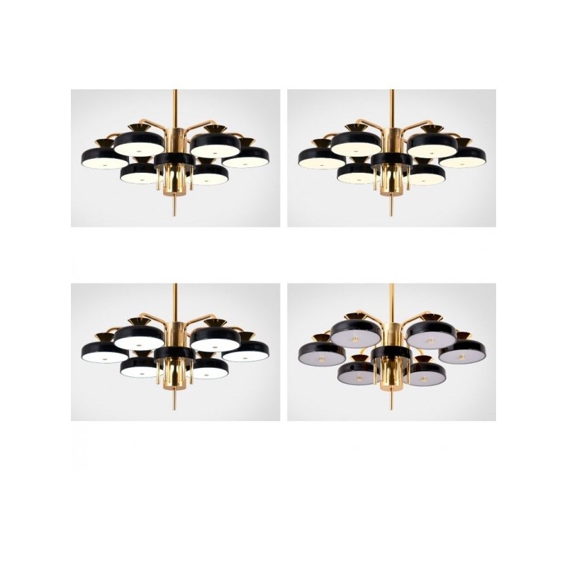 Lampa sufitowa do salonu złota Lampa sufitowa do salonu złota