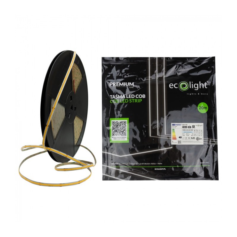 Taśma LED 12V barwa zimna 20m