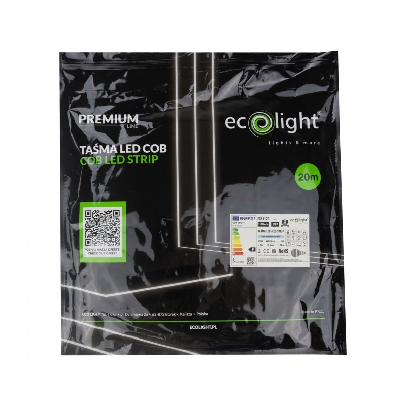 Taśma LED COB 6000K