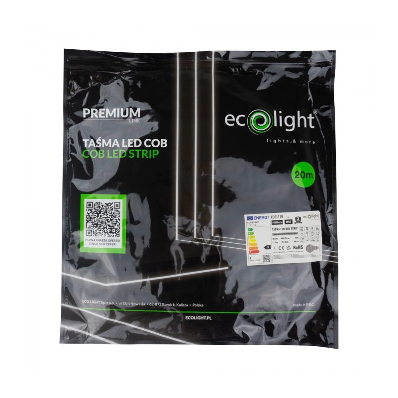 Taśma LED na rolce neutralna barwa COB 20m