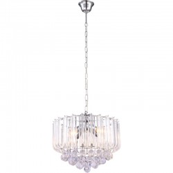Lampa sufitowa, wisząca z kryształami do salonu, jadalni  model: GLO-2W