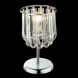 Lampa stołowa, lampka nocna z kryształami model: GLO-2S