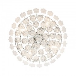 Lampa sufitowa z kryształkami od góry