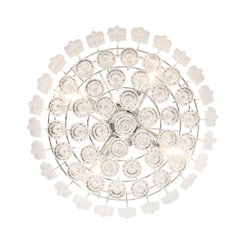 Lampa sufitowa z kryształkami od góry