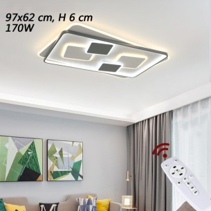 plafon led sterowany pilotem ze zmianą barwy światła i natężenia