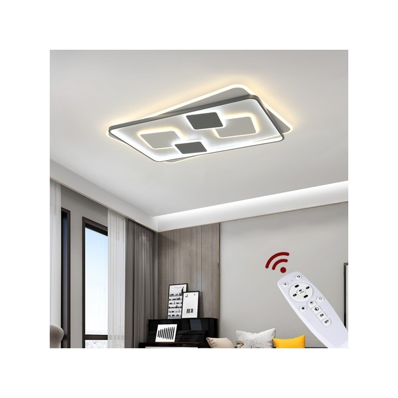 plafon led sterowany pilotem duży rozmiar