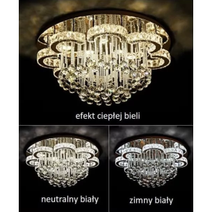 luksusowa lampa sufitowa z prawdziwymi szklanymi kryształami ze zmiennym światłem luksusowa lampa sufitowa z prawdziwymi szklanymi kryształami ze zmiennym światłem