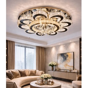 żyrandol kryształowy LED