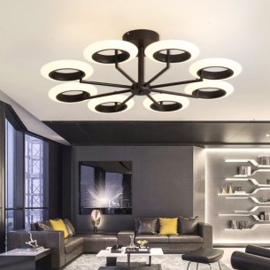 nowoczesna lampa sufitowa led 48w do salonu