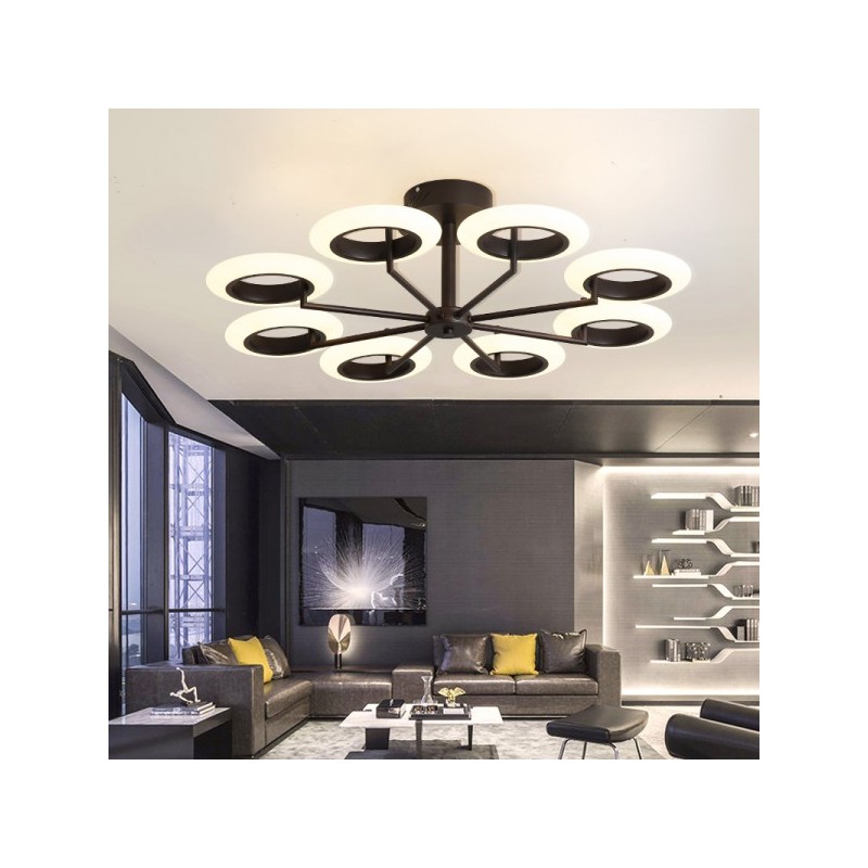 nowoczesna lampa sufitowa led 48w do salonu