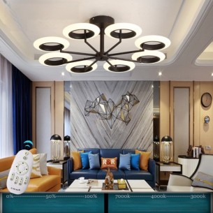 plafon led z pilotem 84 cm regulacja barwy światła