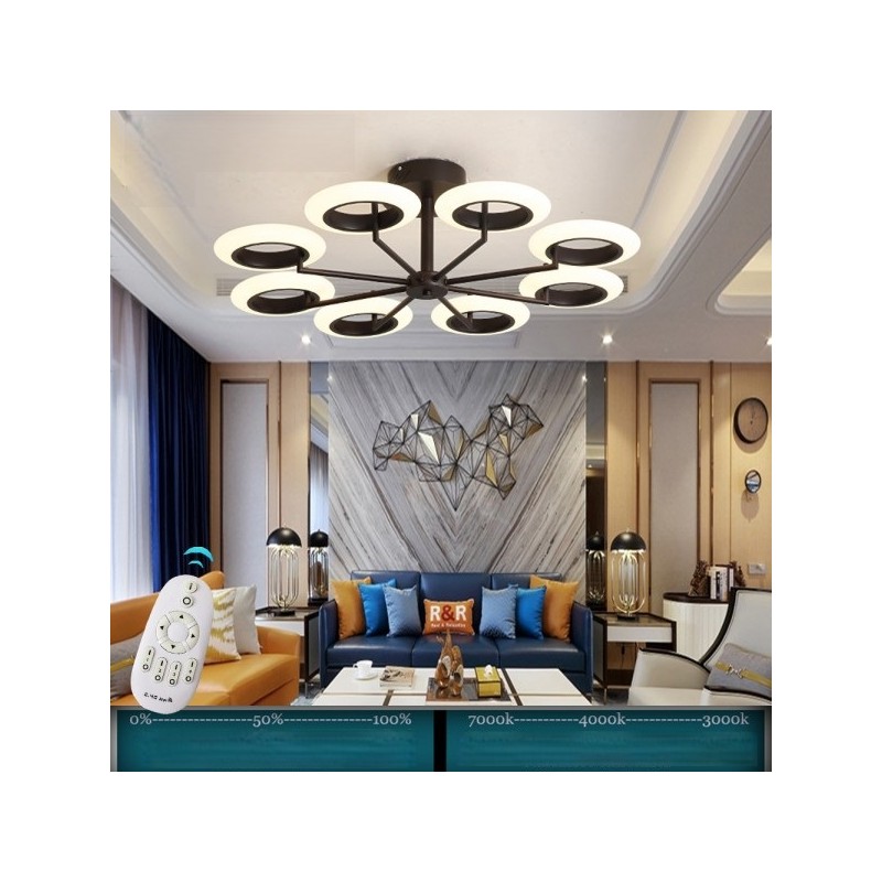 plafon led z pilotem 84 cm regulacja barwy światła