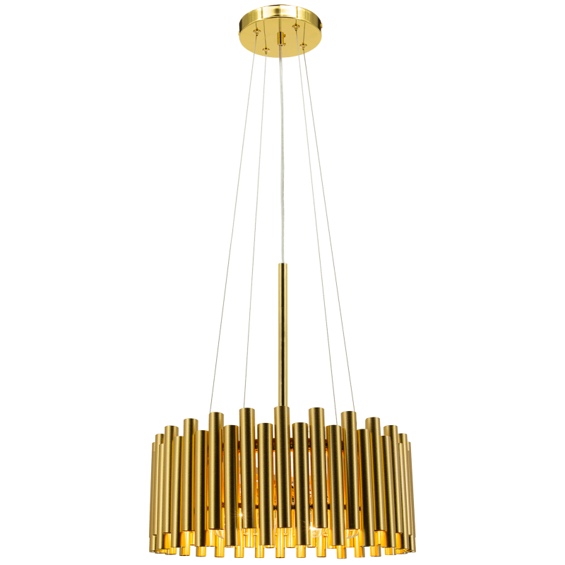 złota lampa glamour do salonu