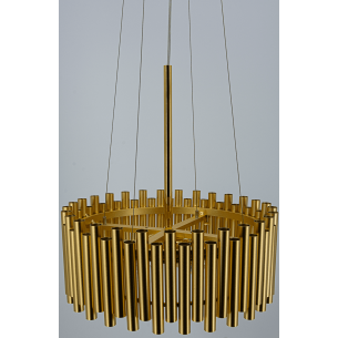 lampa do jadalni złota 4 punkty światła