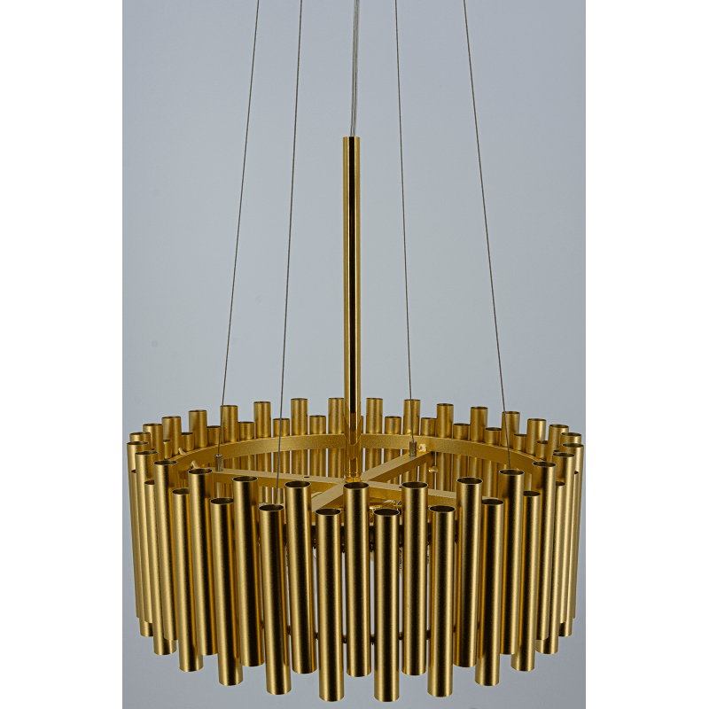 lampa do jadalni złota 4 punkty światła