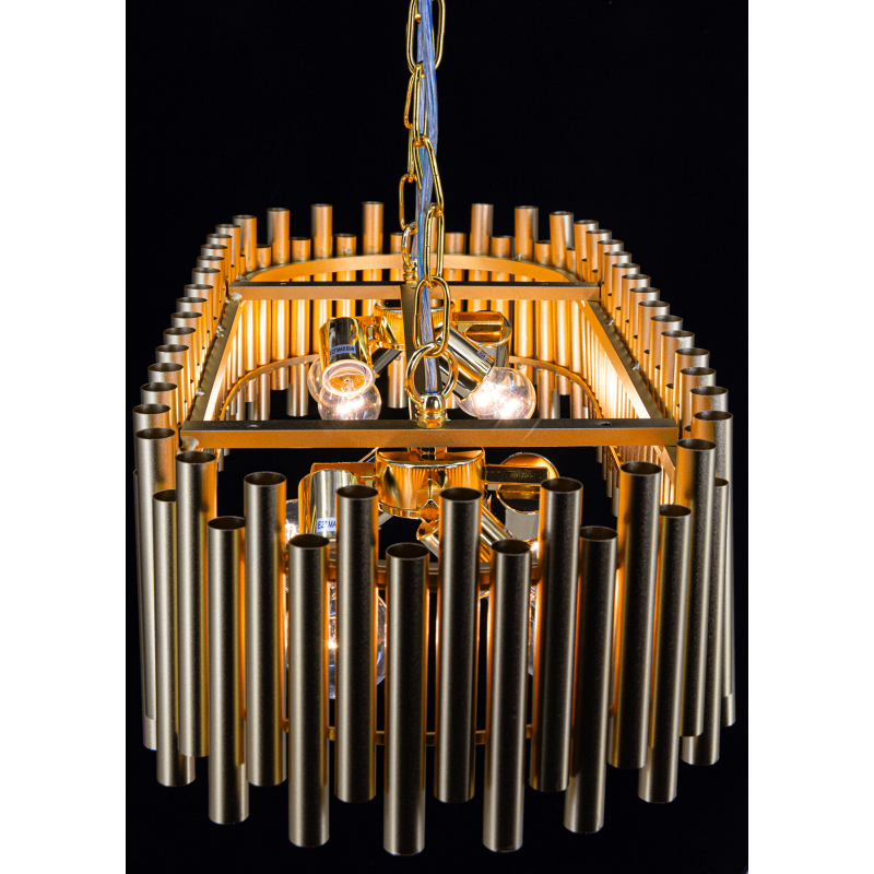 złota lampa sufitowa glamour
