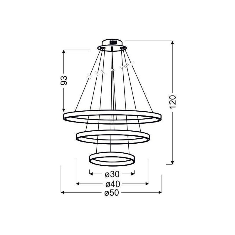 lampa nowoczesna ring