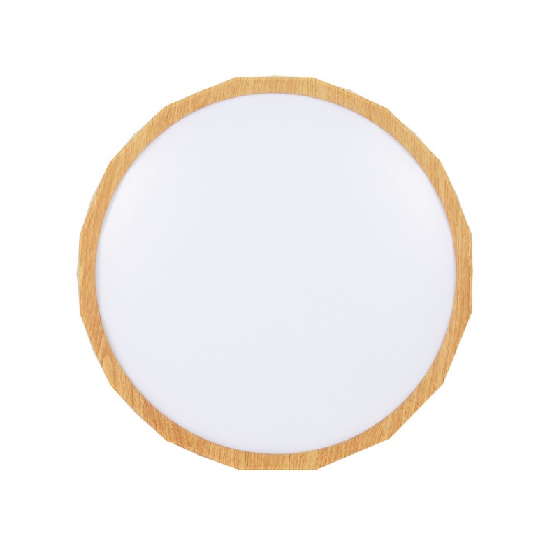 plafon led cadix biały drewniany