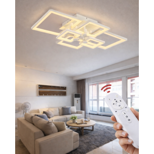 Plafon LED na pilota do salonu