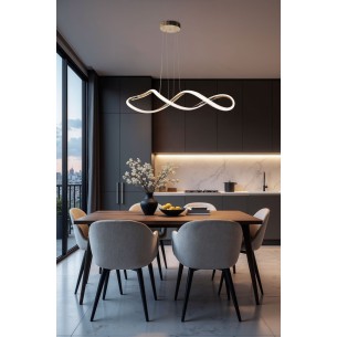 lampa wisząca snello złota led