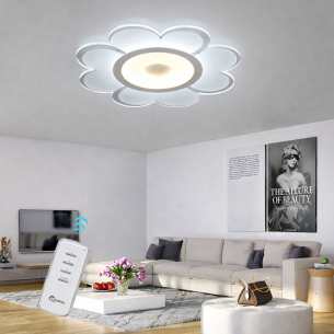 Plafon LED sterowany pilotem