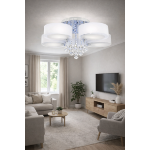 Lampa luksusowa z kryształami