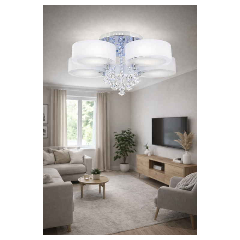 Lampa luksusowa z kryształami