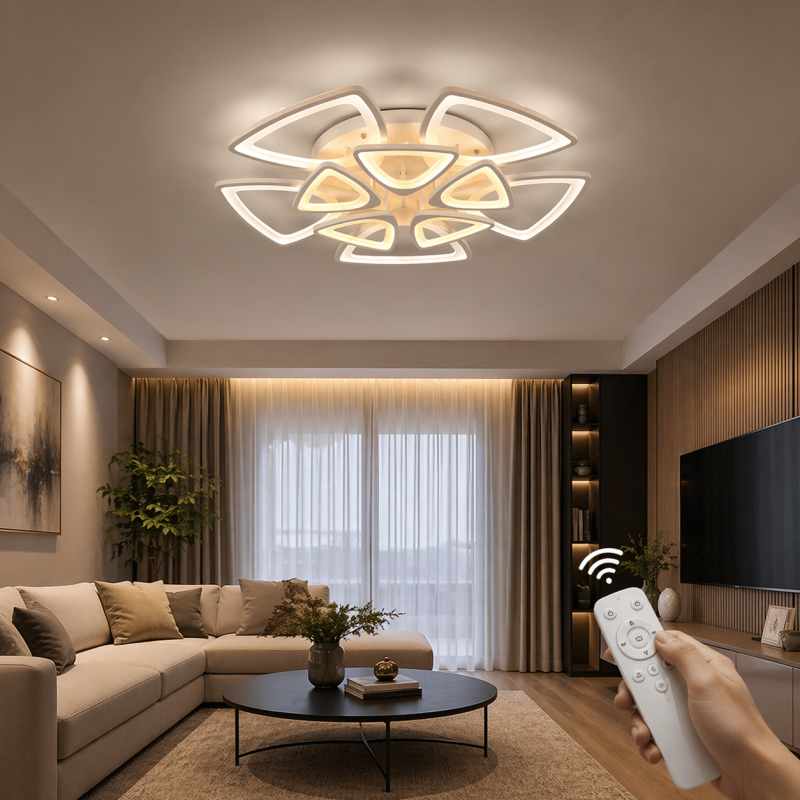 Duża lampa sufitowa LED