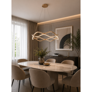 Lampa wisząca nad stół do jadalni