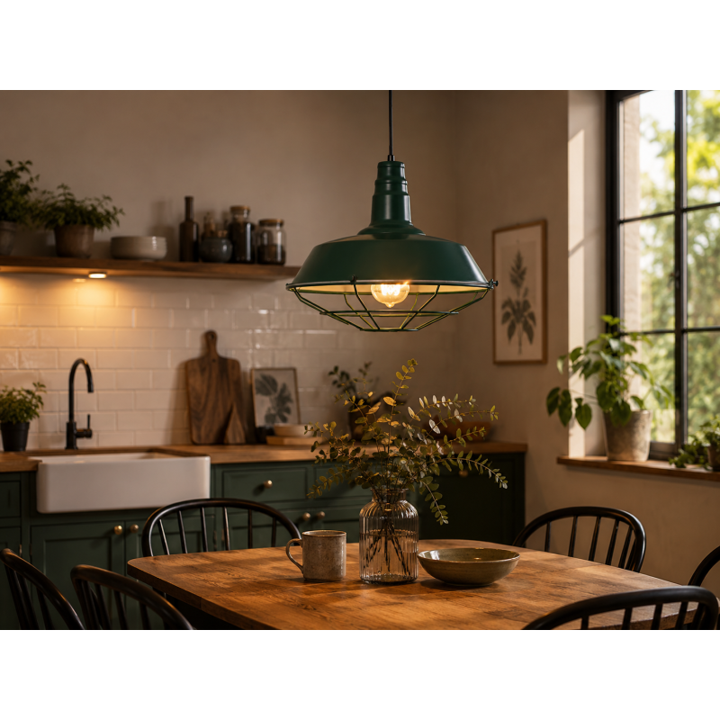 lampa wisząca zielona retro do kuchni lampa wisząca zielona retro do kuchni