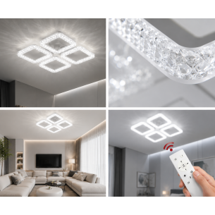lampa sufitowa kryształowa nowoczesna salon lampa sufitowa kryształowa nowoczesna salon
