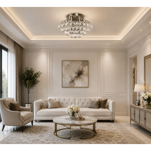 lampa wisząca kryształowa salon