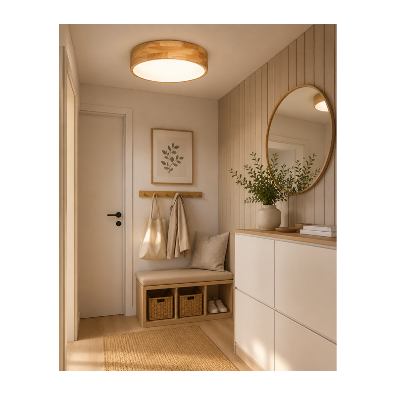 plafon led 37 cm drewno plafon led 37 cm drewno