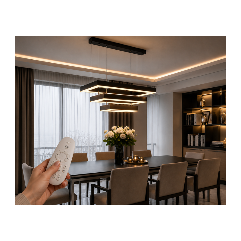 lampa wisząca led 3 ramy pilot lampa wisząca led 3 ramy pilot