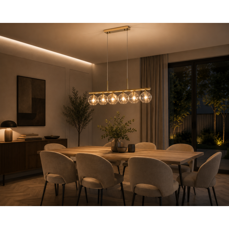 lampa złota 6 kloszy lampa złota 6 kloszy