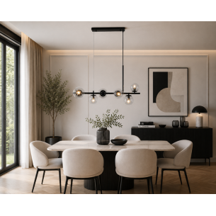 lampa czarna sufitowa