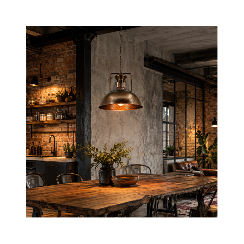 lampa loft czarno miedziana lampa loft czarno miedziana