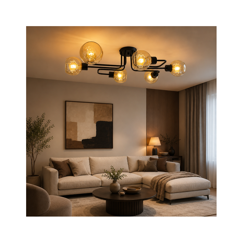 lampa sufitowa czarna mosiądz lampa sufitowa czarna mosiądz