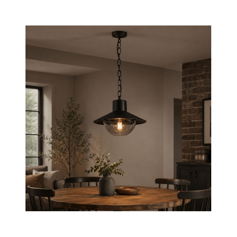 lampa loft czarna 24 cm lampa loft czarna 24 cm