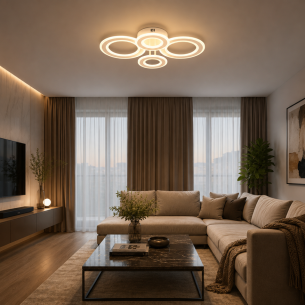 lampa led 4 ringi 59 cm